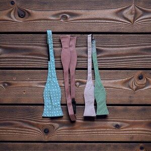 Stylish Polka Dot and Striped Bow Ties Set